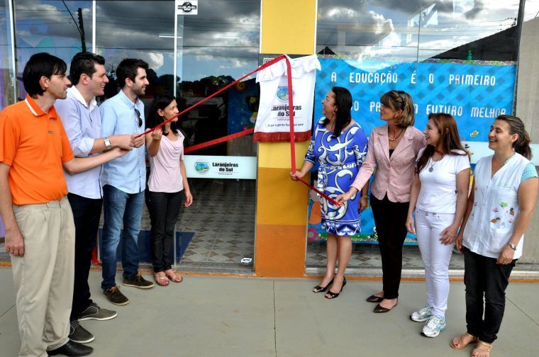 Vereadores participam de inauguração do novo Centro Municipal de Educação Infantil Nossa Senhora das Graças 