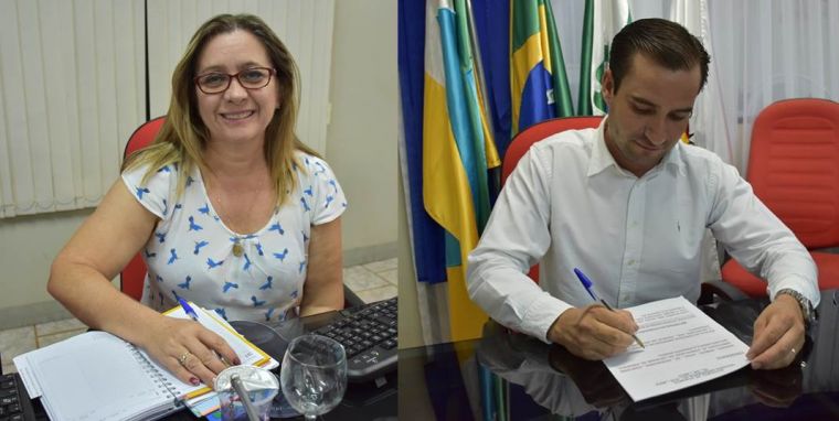 Eva Rochi e Valdivino de Oliveira solicitam pavimentação de ruas do Palmeiras
