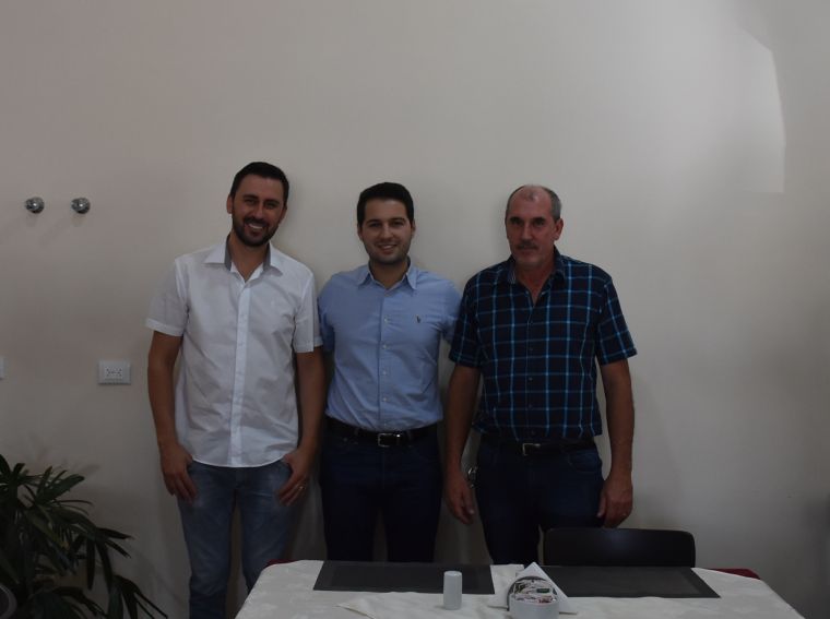 Ney Becker e Anderson de Oliveira participam de reunião com Paulo Litro